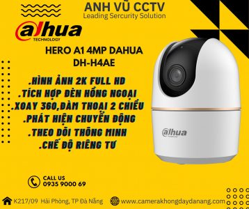Camera Wifi quay quét trong nhà Hero A1 4MP DAHUA DH-H4AE
